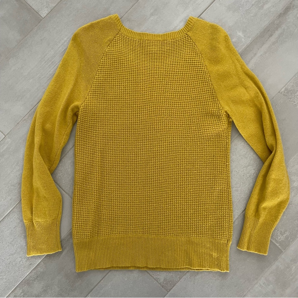 J. Crew Factory Waffle Knit Sweater - Picture 5 of 6